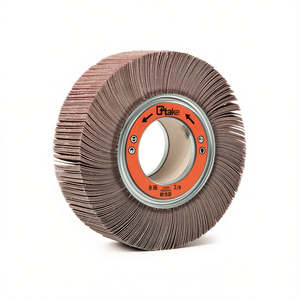 Disque abrasif à lamelles en corindon 250x50x100 mm, grain 240, pour le meulage des métaux - Product Image 2