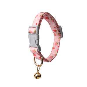 Blumendruck Polyester Umweltfreundliches Haustier-Halsband - Verstellbares Anti-Verlust-Halsband für Kleine Hunde Koreanischer/Japanischer Stil Versandbereit - Product Image 6