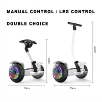 Hoverboard électrique à deux roues de 10 pouces, auto-équilibrage intelligent, lumières LED pour enfants, hoverboard bon marché, noir, livraison gratuite