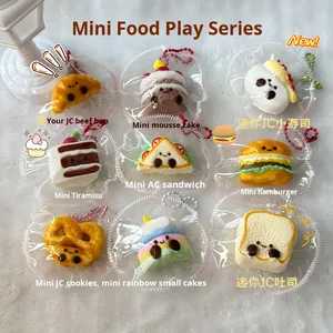 Mini Juguete de Silicona Realista de Comida, Serie de Juguetes para Apretar, con Apariencia Adorable, Alivia el Estrés, de Rebote Lento - Product Image 2