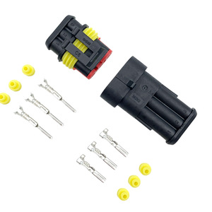 708pcs không thấm nước ô tô điện kết nối thiết bị đầu cuối Ô tô điện dây nối cắm kit 1/2/3/4/5/<span class=keywords><strong>6</strong></span> <span class=keywords><strong>Pin</strong></span> - Product Image 4