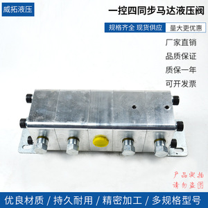 Válvula direccional multivía de un control y cuatro motores sincronizados Weituo Hydraulics para circuitos hidráulicos de minería - Product Image 4