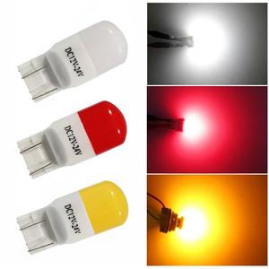 Ampoules LED T20 en céramique 1156 BA15S 7443 W21/5W 7440 W21W pour voitures, feux de recul et de stationnement 3030 LED, rouge, blanc, ambre, 12-24V - Product Image 1