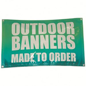 Banderoles et drapeaux promotionnels extérieurs en PVC vinyle personnalisés, durables, imprimés UV pour événements et marketing - Product Image 1