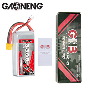 GNB GAONENG 5300MAH 7.4V 2S 70C แบตเตอรี่ LiPo แบบมีสาย XT60 Shorty Pack แบบซอฟต์แพ็ค สำหรับรถ RC แบบปรับแต่งได้ - Product Image 6