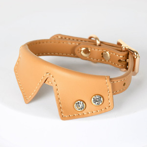 <strong>Dog</strong> <strong>Harness</strong> And Leash Set Wholesale Stocked Small Pet Chest With <strong>Rhinestones</strong> Waterproof Luxury Vegan Leather Collar Leads - Product Image 4