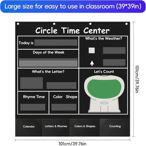 Calendario de Bolsillo para el Centro de Aprendizaje Circle Time, Educativo para Preescolar - Product Image 3