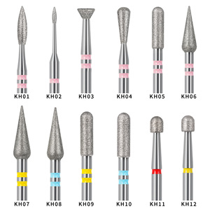 Embouts de perceuse à ongles professionnels en diamant pour enlever les cuticules, éliminer les peaux mortes, outils de manucure et pédicure pour salon - Product Image 1