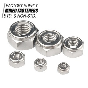 Inserto de nailon Chapado en zinc imperial <span class=keywords><strong>M3</strong></span> Hex Modelo de grado 2/5 completamente roscado - Product Image 1