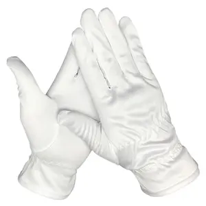 M-6326 Matin Microfiber Gloves Dust Fingerprint Proof (White) For