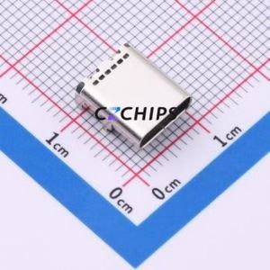 TYPE-C-601-WSCL100 USB Connector SMD Connector ( Connector Type: Type-C )( Gender: Female )( Mounting Type: Horizontal Mount ) - Product Image 1