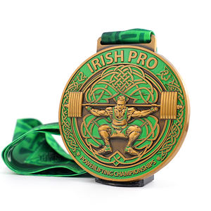 เหรียญโลหะพิมพ์ลายสำหรับการแข่งขันกีฬา15ปีเหรียญฟิตเนสเพาะกาย3D ออกแบบได้ตามที่ต้องการ - Product Image 6