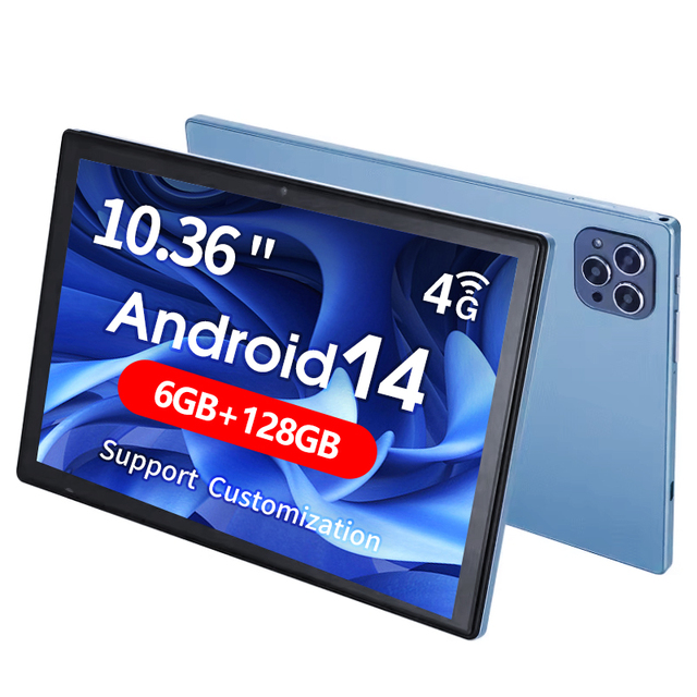 New 10.36-Inch Android 14 Tablet with Keyboard MTK6771 Octa-Core 4GB RAM 128GB ROM 1TB Expandable Dual Sim for Business Use