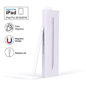 Longue durée de Veille Magnésium Métallique Capacitif Stylet Actif S Stylo avec Logo Personnalisé pour iPad 2018 Libération ou Plus Tard