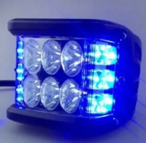 Dahua Side Shooter Led Pod Verlichting Met Strobe Dual Side Blauw Drl Flood Spot Rijden Werklampen