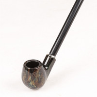 Pipe à tabac en résine de 410 mm, pipe à fumer en verre, accessoires pour fumeurs