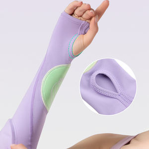 Manchons <span class=keywords><strong>de</strong></span> <span class=keywords><strong>compression</strong></span> sportifs pour le volleyball avec protection des coudes et trou pour le pouce - Product Image 2