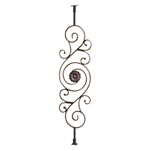 Rambarde — escalier personnalisé en fer forgé pour escaliers, balustrade de luxe en <span class=keywords><strong>métal</strong></span>, en <span class=keywords><strong>bois</strong></span> - Product Image 2