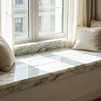 Marbre gris et blanc mélangé, style artistique classique, de qualité supérieure, pour bureaux de direction, suites résidentielles de luxe, revêtement de sol élégant pour chambres.
