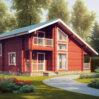 2020 Plans de maisons modernes en bois léger pour les immeubles de bureaux de jardin et les villas de vacances rurales
