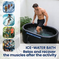 Bain de glace extérieur ZT avec refroidisseur et filtre, système de refroidissement d'eau pour bain de glace commercial, équipement de thérapie sportive
