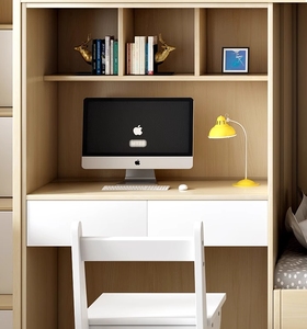 Хорошее качество, детская кровать для детской спальни, набор для экономии места, мебель для дома, спальни, детская деревянная двухъярусная кровать в стиле лофт - Product Image 3