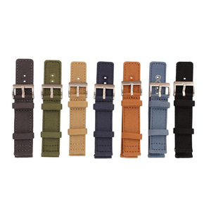 Correa de reloj de nailon con diseño de cliente, liberación rápida, 22MM, 20MM, apta para relojes universales, correas de reloj de lona transpirables - Product Image 4