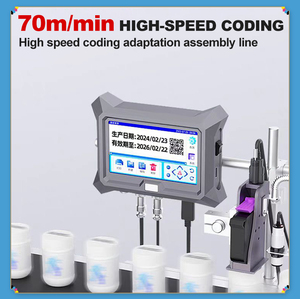 Wise print Online Continuous 4.3P TIJ Tinten strahl drucker Hoch auflösender Touchscreen CM-WP09 Online-Codier maschine für Flex-Material - Product Image 5