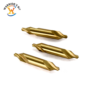 <span class=keywords><strong>Broca</strong></span> <span class=keywords><strong>de</strong></span> Centrado HSS Warrior's Bit, Ángulo <span class=keywords><strong>de</strong></span> 60 Grados, Alta Velocidad, Precisión, Recubrimiento <span class=keywords><strong>de</strong></span> Titanio, Vástago Redondo para Perforación <span class=keywords><strong>de</strong></span> Metal CNC - Product Image 1