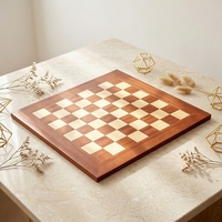 Échiquier en bois de santal 54cm 48cm 40cm, placage d'érable, luxe, durable, antidérapant, 8x8, compétition professionnelle, certifié CE