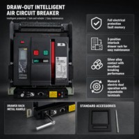 Interruptor Automático Inteligente (ACB) Tipo Fijo y Extraíble, 3P/4P Opcional, de 200A a 6300A, con Protección Completa y Memoria de Fallas