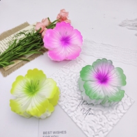 Pince à cheveux Hibiscus dégradé, pince à fleurs ombrée double sens, 6 accessoires capillaires dégradés tendance