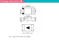 Caméras d'illumination infrarouge à diode GaAs IR SMD 0805, angle de vue de 120°, objectif zoom, puissance de 0,1 W, garantie de 2 ans, certifié RoHS