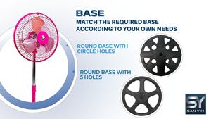 10 Inch Turbo Plastic Grill 3ABS Blade Electric Household Stand <b>Fan</b> for Daily Use - Product Image 3