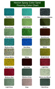 Umbra epoxy màu cát sàn sơn chống UV chống mài mòn tự san lấp mặt bằng nhựa epoxy và PU tùy chọn màu cát sàn sơn - Product Image 6