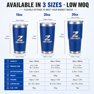 Vaso Térmico <span class=keywords><strong>de</strong></span> Acero Inoxidable con Aislamiento al Vacío <span class=keywords><strong>de</strong></span> 20oz/30oz, con Recubrimiento en Polvo, Taza <span class=keywords><strong>de</strong></span> Café <span class=keywords><strong>de</strong></span> Viaje <span class=keywords><strong>de</strong></span> Doble Pared con Tapa y Logotipo Personalizado - Product Image 4