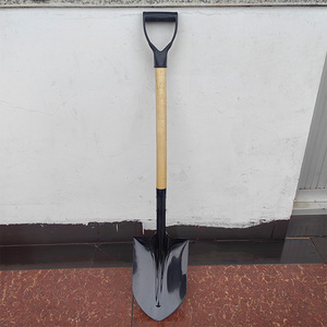 Vườn bằng gỗ xử lý thép xẻng Spade trang trại công cụ 518 Spade xẻng Vòng xẻng đầu bằng gỗ dài xử lý D Grip - Product Image 2
