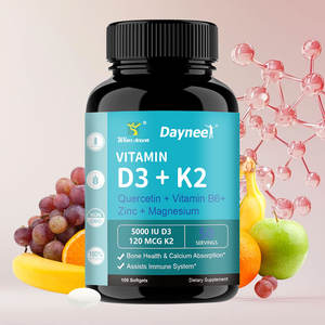 Cápsulas de vitamina D3 K2 Winstown Daynee 0.5g*100 cápsulas por frasco, vitamina D3 y K2, cápsulas blandas de vitamina D3 K2 - Product Image 3