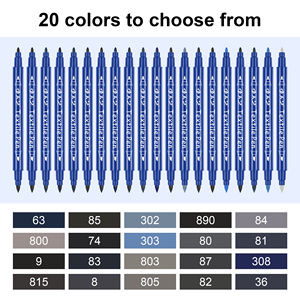 Pluma correctora de mezclilla de doble punta, pluma de reparación textil pluma de color de reparación de tela - Product Image 6