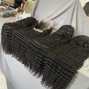Proveedor Mayorista de Pelucas de la Mejor Calidad a Precio de Mayoreo, Peluca Frontal de Encaje 13x4 de Cabello Humano con Textura Mixta Deepwave, Envío Gratis - Product Image 2
