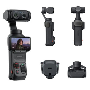 Caméra de poche <span class=keywords><strong>Ins</strong></span> <span class=keywords><strong>Ta</strong></span> 360 Luna Ultra avec capteur 1 pouce, vidéo 8K, stabilisateur et suivi IA, double caméra - Product Image 3