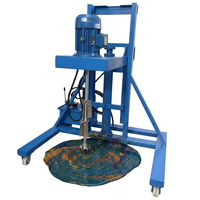 Agitateur de pompe hydraulique à levage haute rigidité pour cuve IBC de 1000 L, support de disperser en acier au carbone 3KW