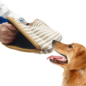 Almohada de mordida de yute con doble asa y ayuda de entrenamiento para perros, para uso transfronterizo, para Pastor Alemán y <span class=keywords><strong>Malinois</strong></span> (Modelo XD42) - Product Image 4