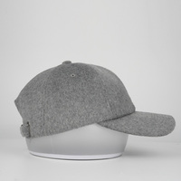 Casquettes de baseball en feutre de laine d'hiver de haute qualité pour hommes et femmes, chaudes, vierges, imprimées, en tissu, pour le sport – Vente en gros