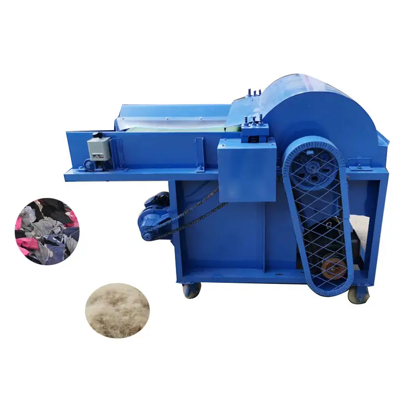 Goede Kwaliteit Textielstof Afval Katoen Garen Snijmachine Voor De Recycle