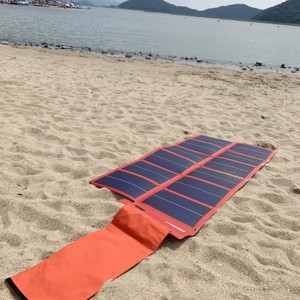 Panneau solaire flexible à film mince ETFE 18V, cellules certifiées CE, chargeur extérieur pour batteries externes - Product Image 3