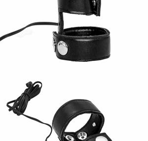 Cage à bite pour jeu électrique, extenseur de pénis, électrostimulateur BDSM, jouet sexuel <span class=keywords><strong>masculin</strong></span>, thérapie par choc électrique, <span class=keywords><strong>anneau</strong></span> élastique conducteur pour pénis - Product Image 2