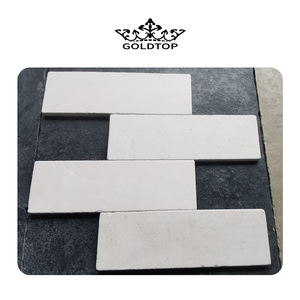 Grande dalle élégante en calcaire crème <span class=keywords><strong>du</strong></span> <span class=keywords><strong>Portugal</strong></span> avec un ton beige subtil pour les panneaux muraux de hall modernes et la conception d'un <span class=keywords><strong>comptoir</strong></span> de réception - Product Image 4