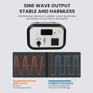 Portable Power Station for Home Backup Power 600 <strong>Watt</strong> <strong>Solar</strong> Generator with AC Output 600W (12v/24v Car Port) <strong>Solar</strong> Battery - Product Image 6