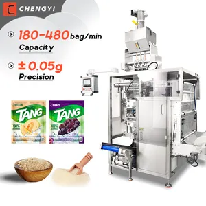 concentrated particles powder solid drinks instant tea packing machine vitamin C fruit extracts sachet packaging machine